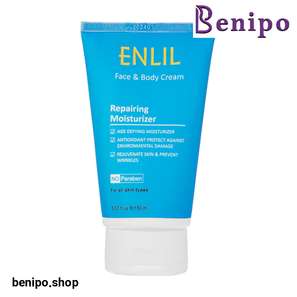 کرم ترمیم کننده پوست صورت و بدن حاوی ویتامین E حجم 150میل