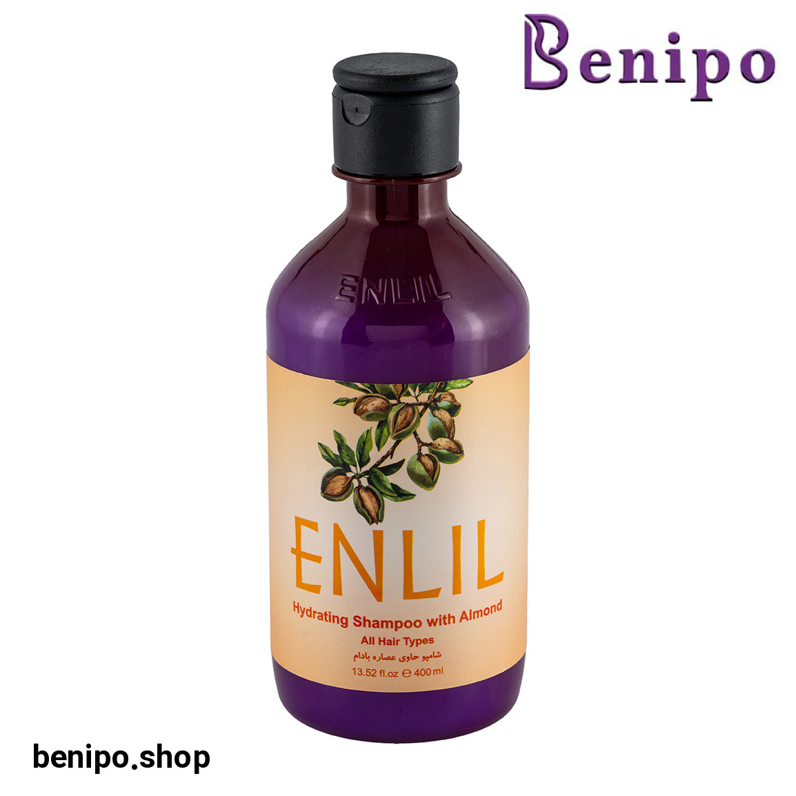 شامپو حجم دهنده حاوی عصاره بادام مناسب موهای نازک و کم حجم 400میل