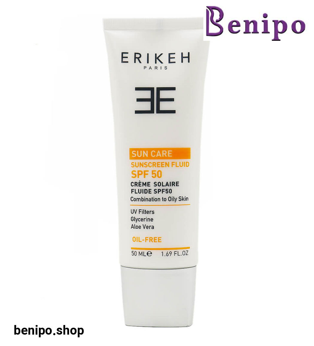 فلویید ضد آفتاب بی رنگ مناسب پوست مختلط تا چرب SPF50 حجم 50میل