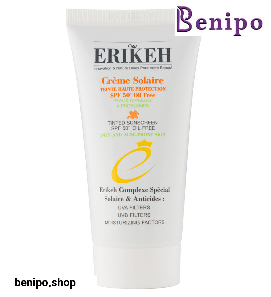 فلوئید ضد آفتاب بژ روشن و فاقد چربی دارای spf50 حجم 50میل