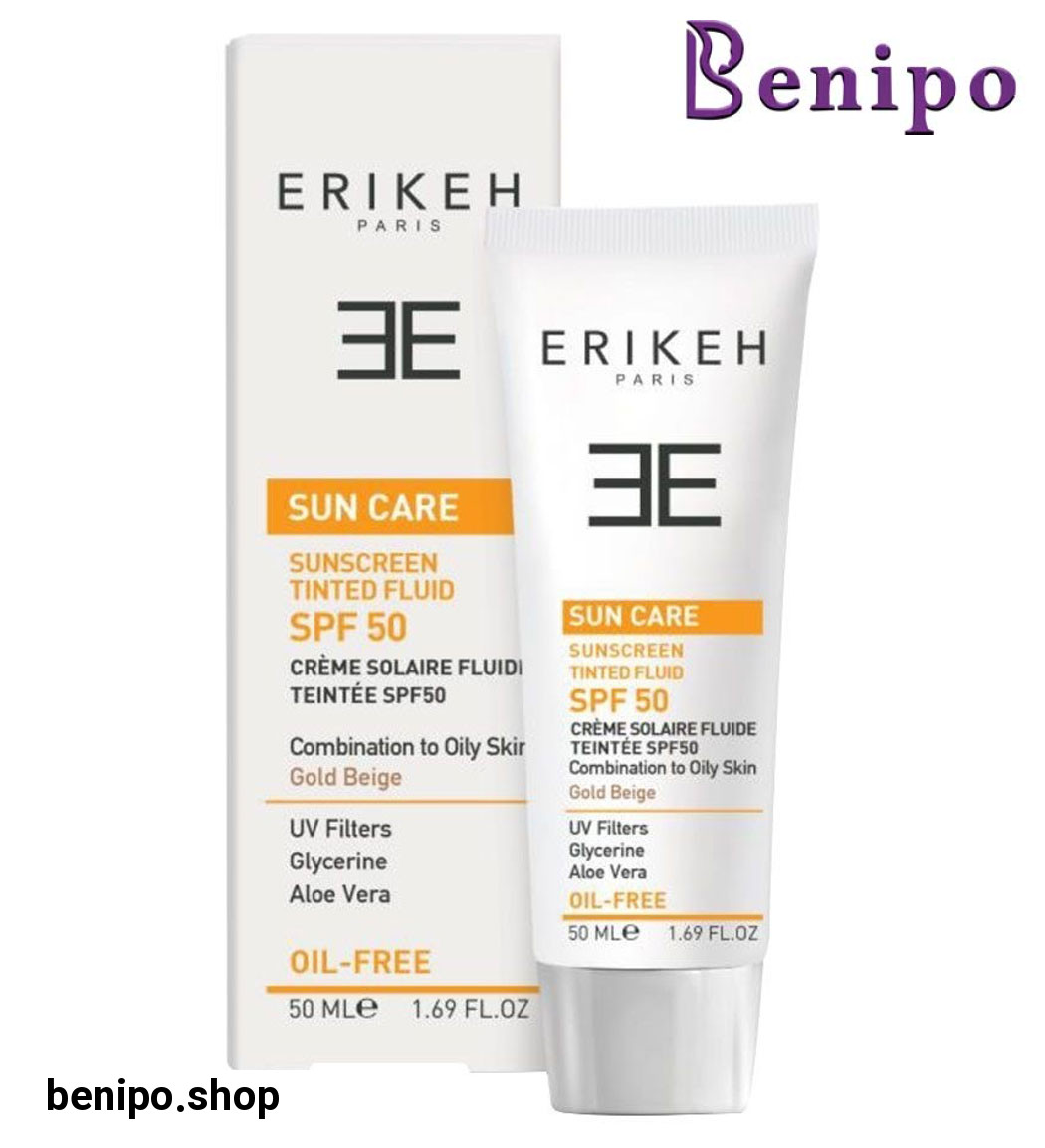 فلویید ضد آفتاب رنگی SPF50 مناسب پوست چرب و مختلط 50میل