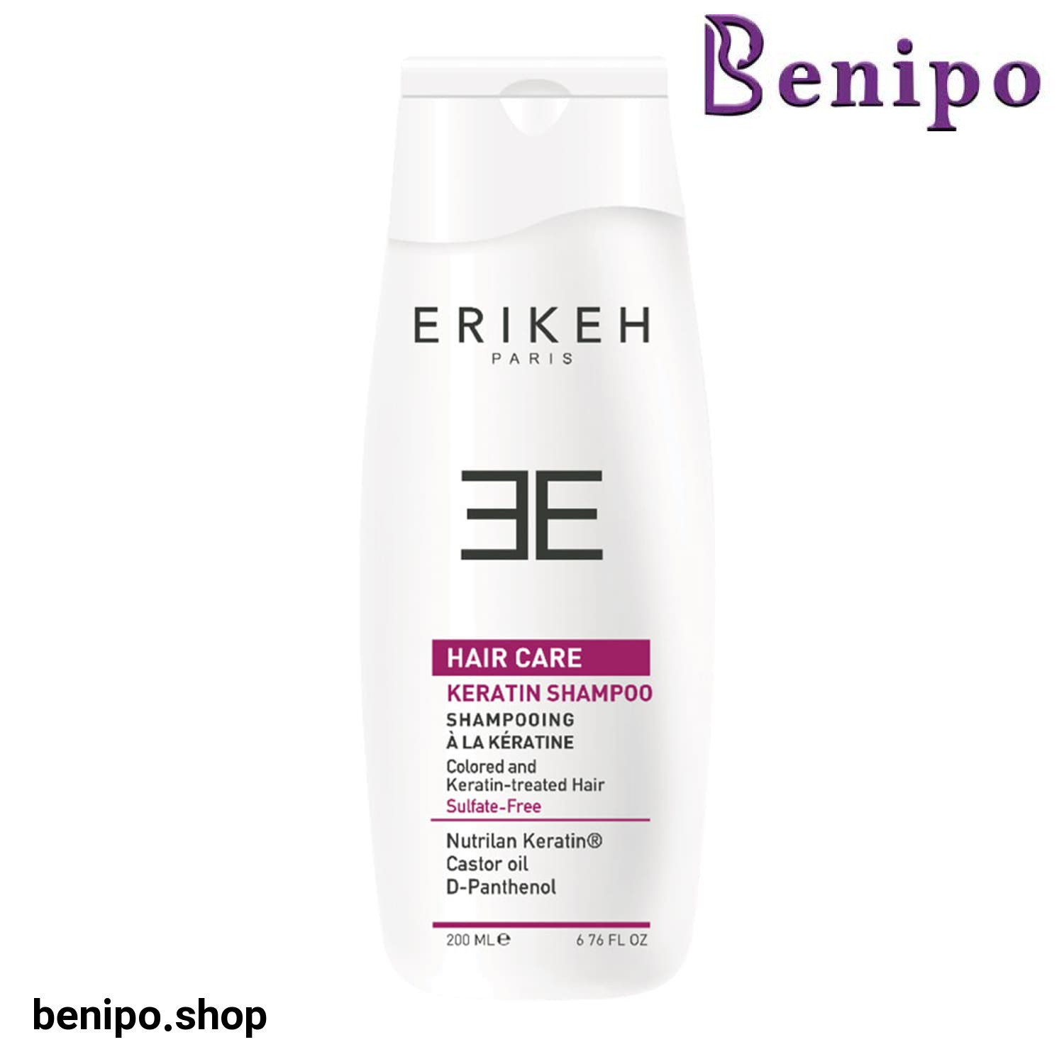 شامپو کراتین و مغذی اریکه