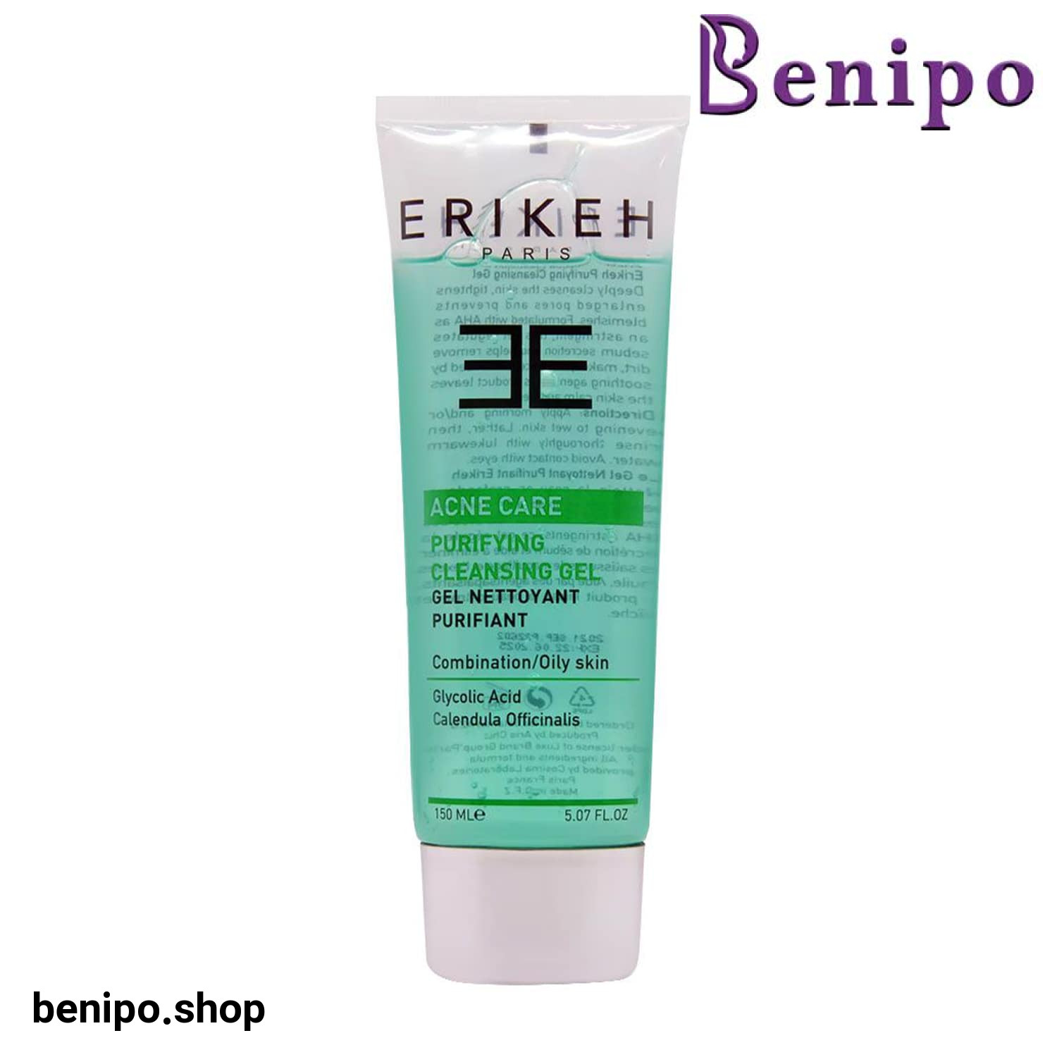 ژل پاک کننده و کنترل کننده چربی اریکه