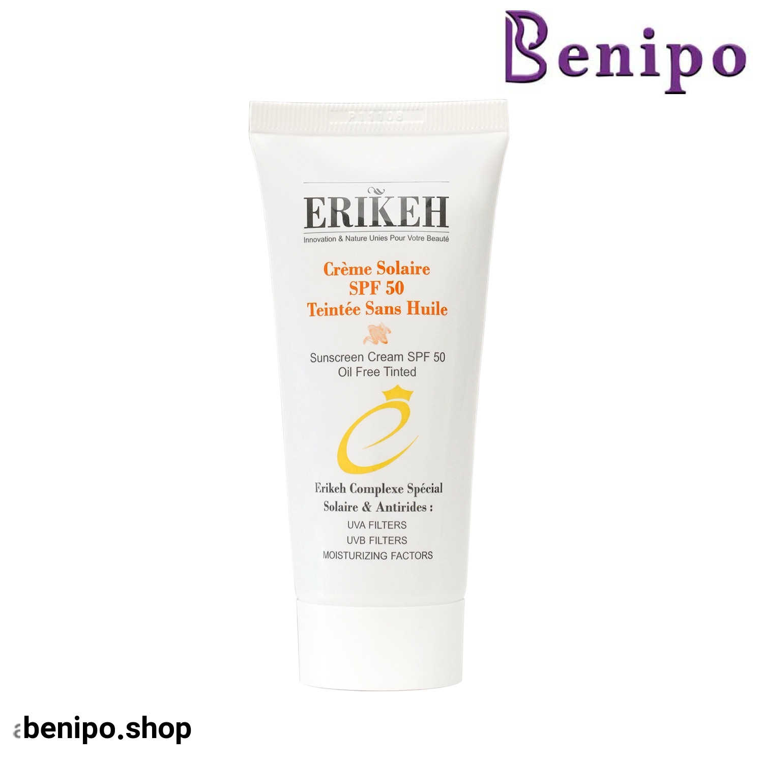 ضد آفتاب فلویید فاقد چربی رنگی SPF50 اریکه