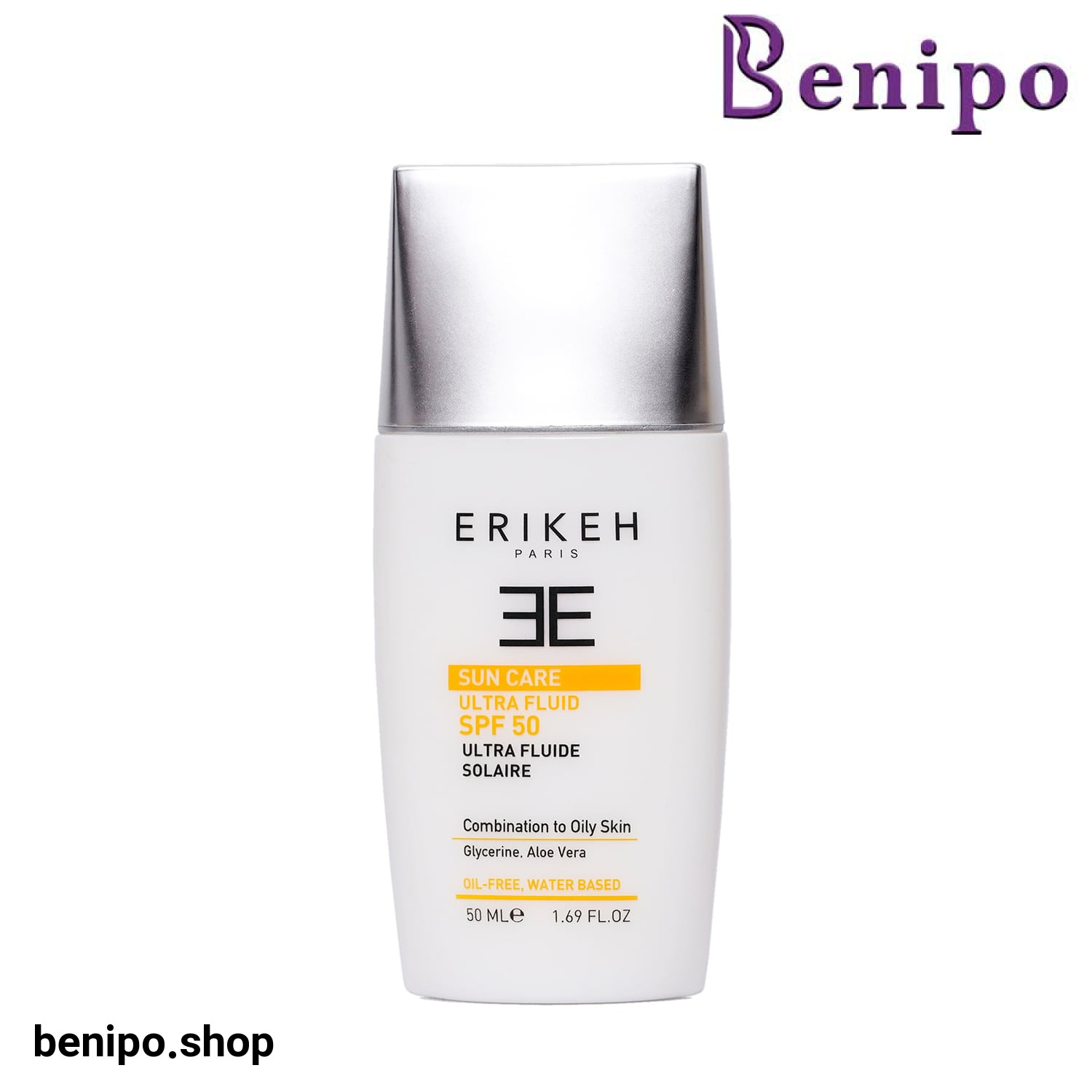 ضد آفتاب اولترا فلوئید پوست مختلط تا چرب SPF50 اریکه