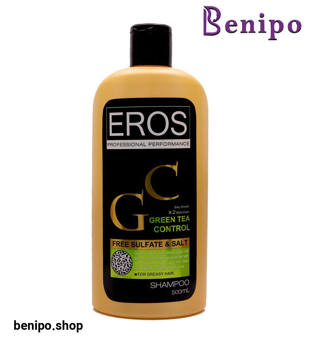 شامپو فاقد سولفات حاوی عصاره چای سبز حجم 500 میل