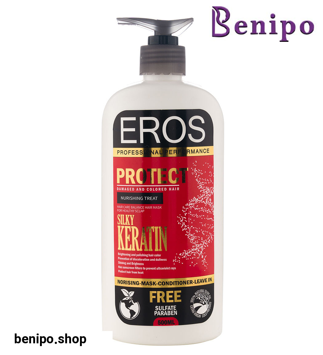 ماسک مو بدون آبکشی حاوی کراتین هیدرولیز شده حجم 500 میل