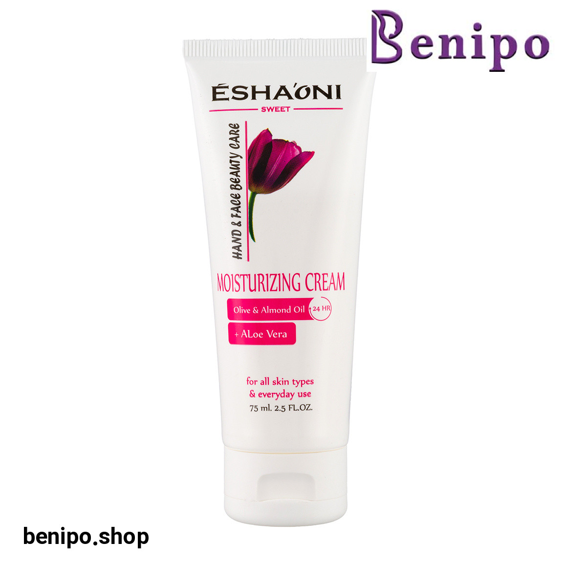 کرم مرطوب کننده مدل Olive And Almond Oil مناسب انواع پوست حجم 75 میلی لیتر