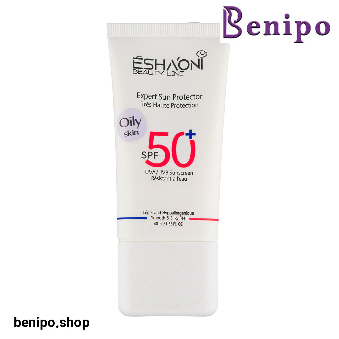 ضد آفتاب فلوئیدی بی رنگ با SPF 50 مناسب پوست چرب تا مختلط حجم 40 میلی لیتر