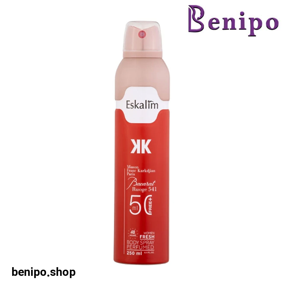 اسپری خوشبو کننده بدن زنانه مدل Bacarat Ruoge حجم 250 میلی لیتر