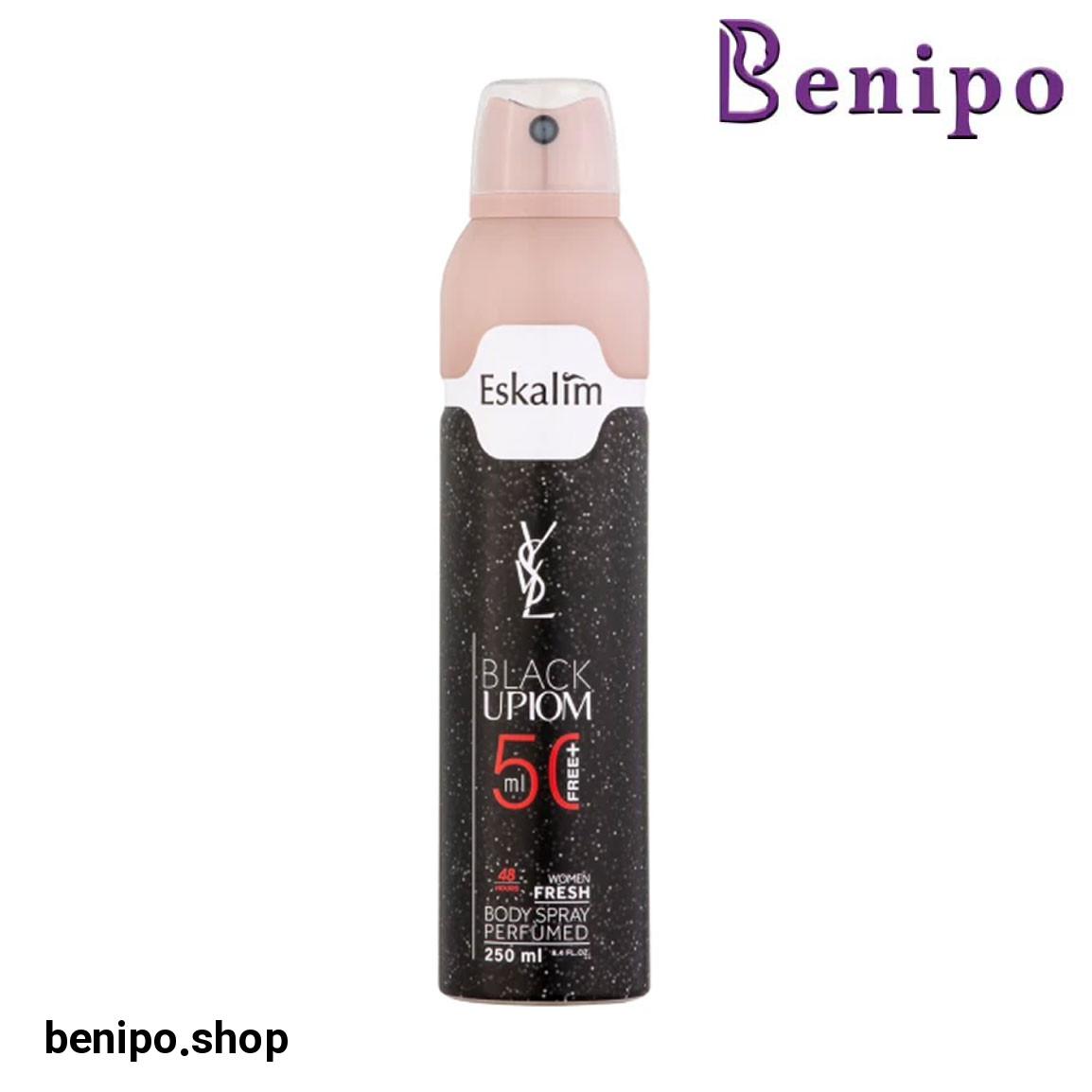 اسپری خوشبو کننده بدن زنانه مدل Black upiom حجم 250 میلی لیتر