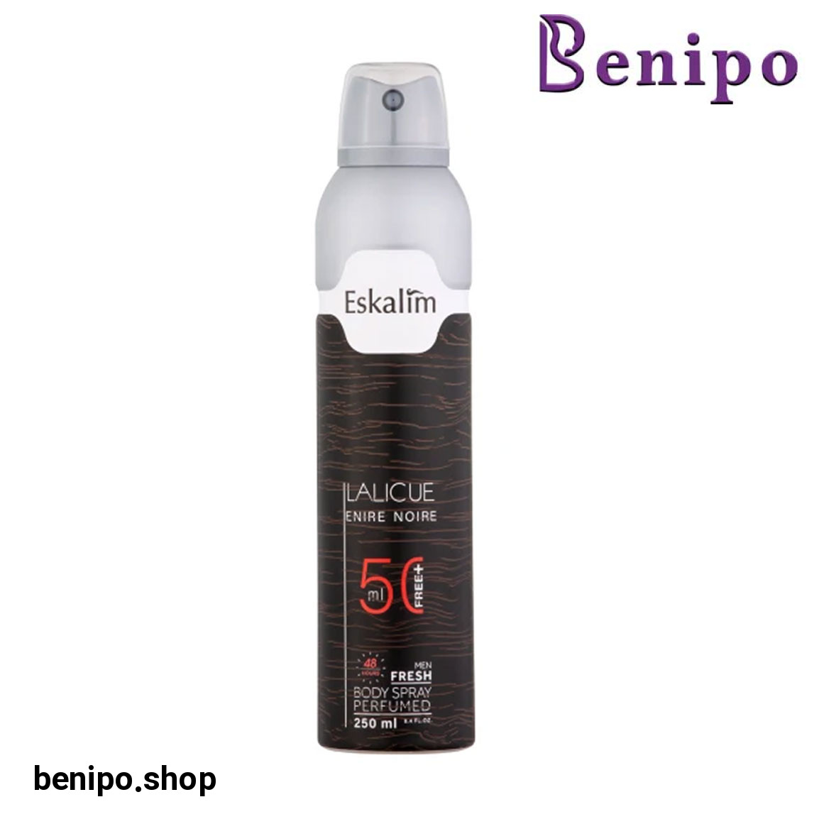 اسپری خوشبو کننده بدن مردانه مدل Lalicue Enire Noire حجم 250 میلی لیتر