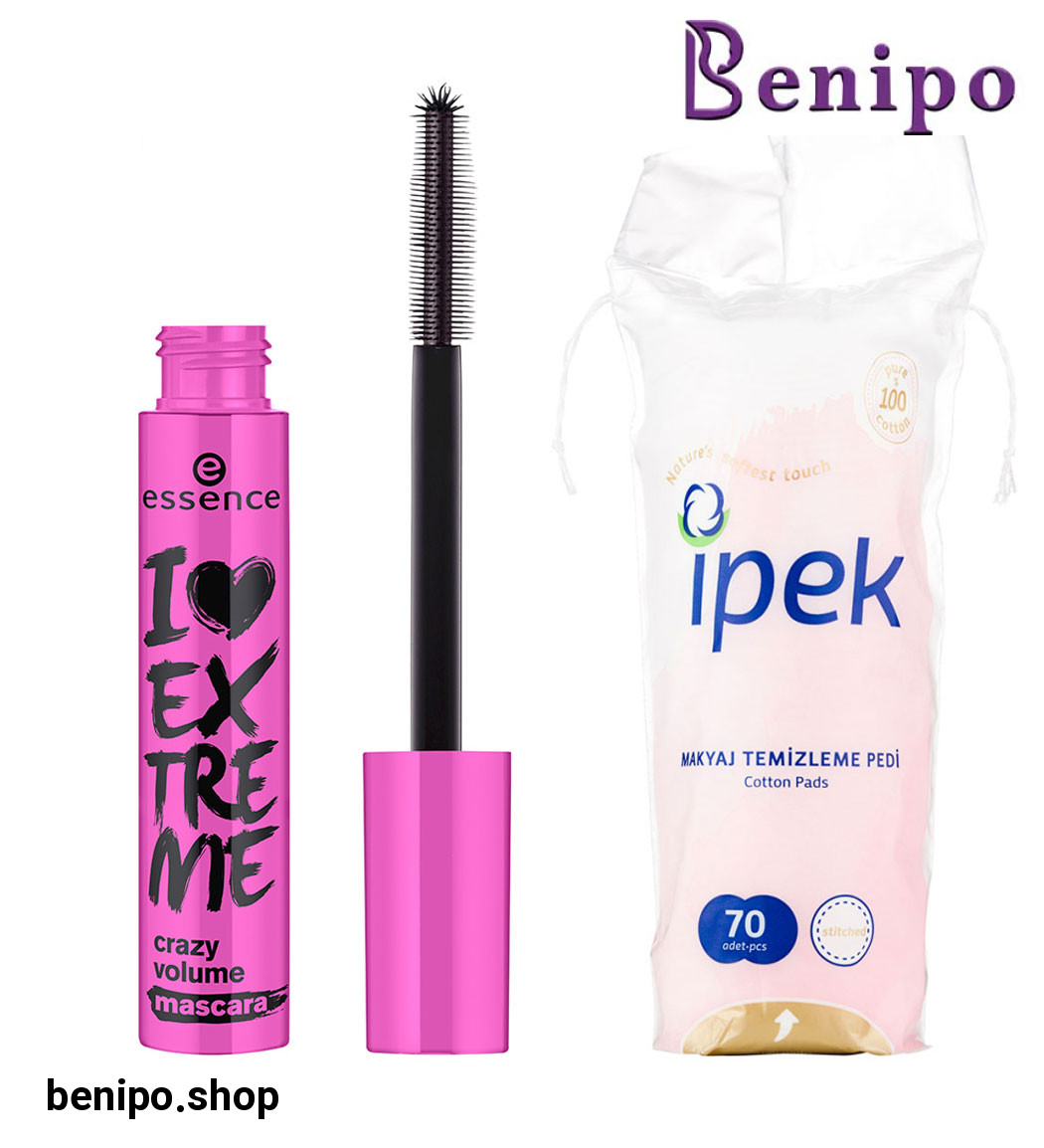 پک 2 عددی پد آرایش پاک کن 70 عددی ایپک و ریمل حجم دهنده