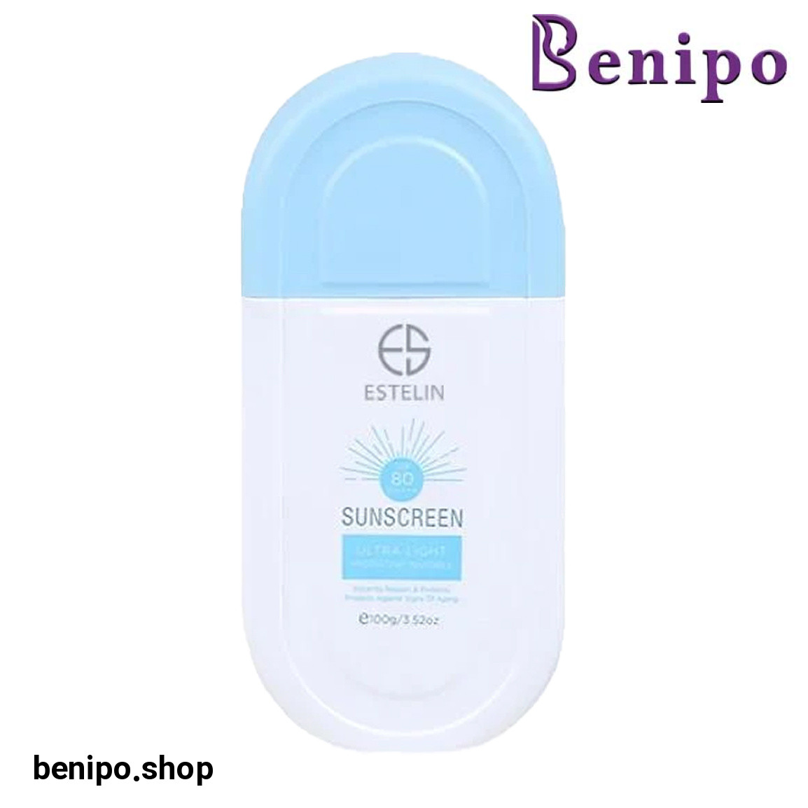 کرم ضد آفتاب بیرنگ دارای 80 SPF مناسب انواع پوست حجم 100 میلی لیتر