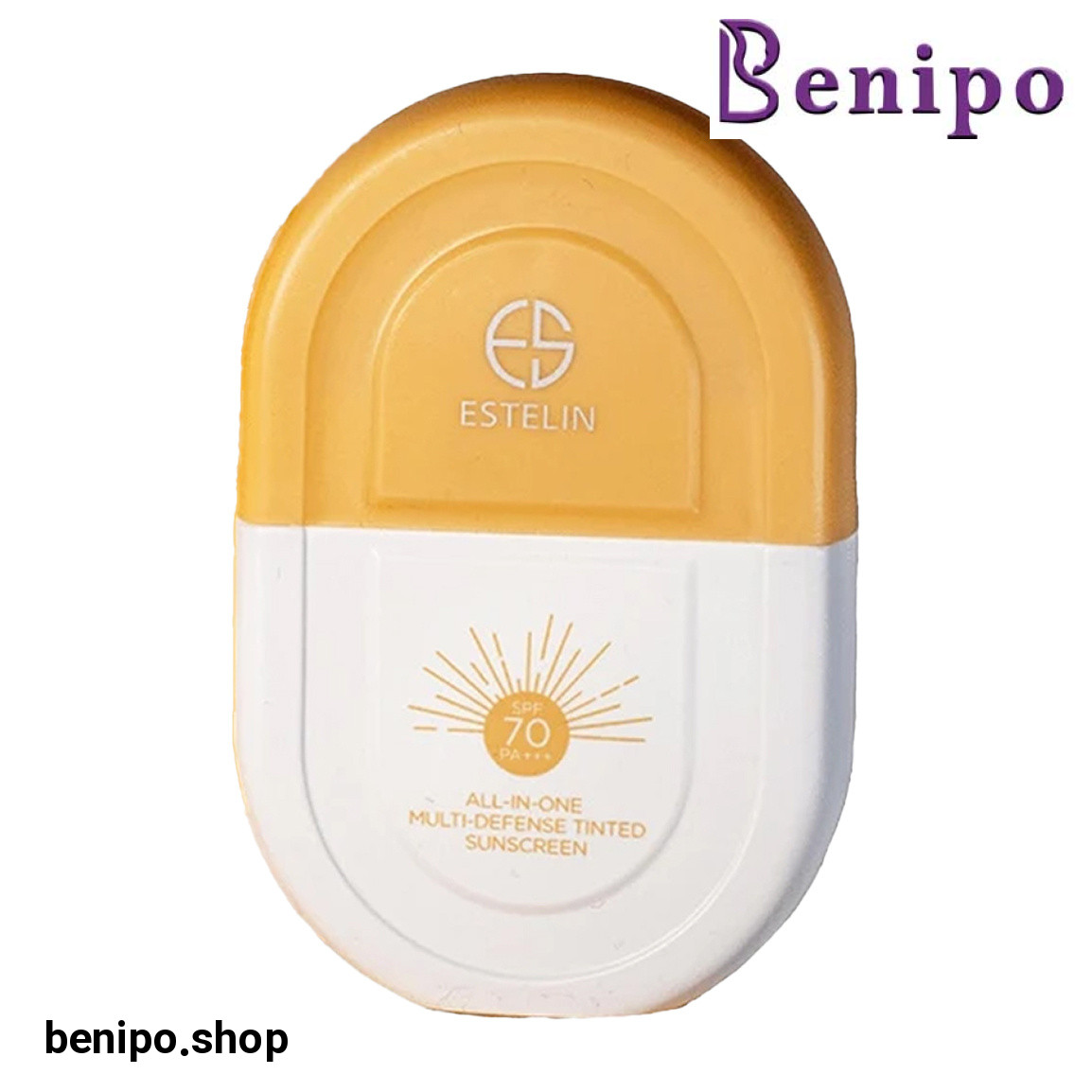 کرم ضدآفتاب رنگی دارای SPF 70 مناسب انواع پوست حجم 50 میلی لیتر