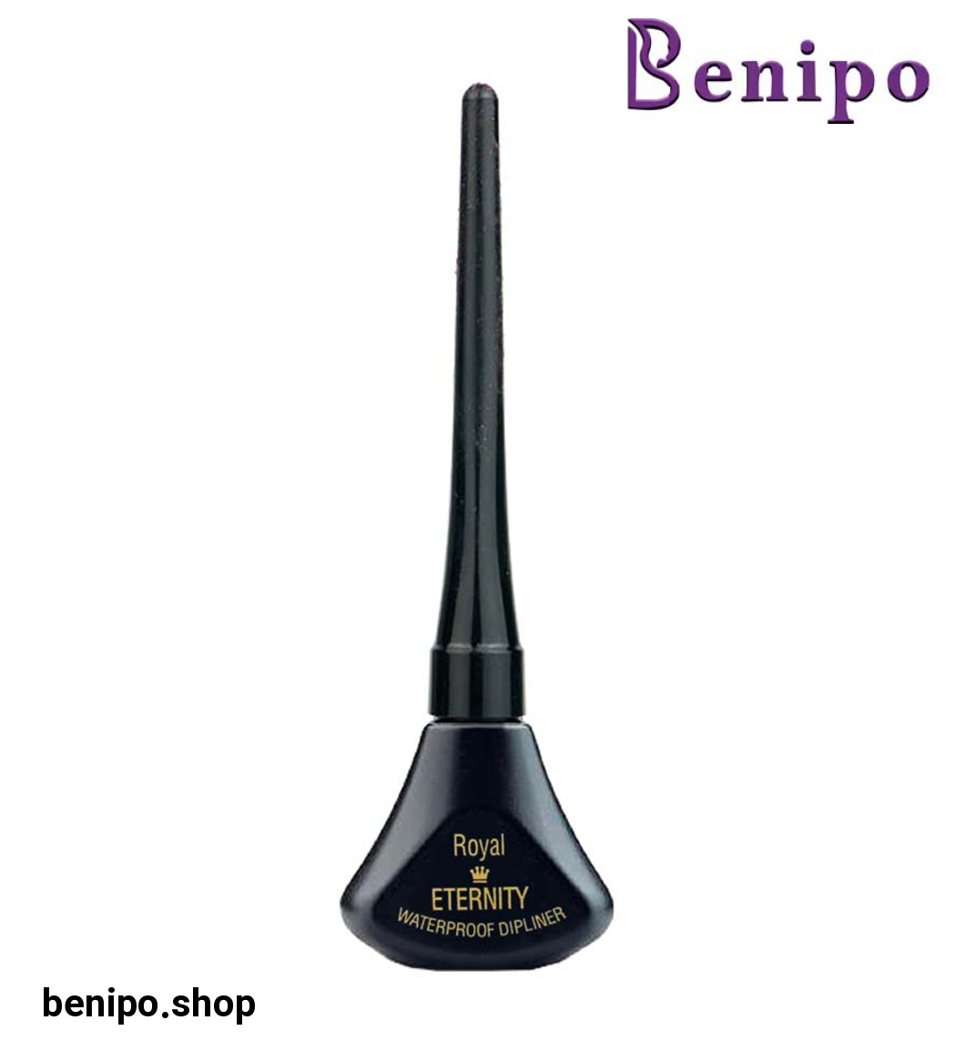 خط چشم ضد آب با رنگ فوق مشکی مات