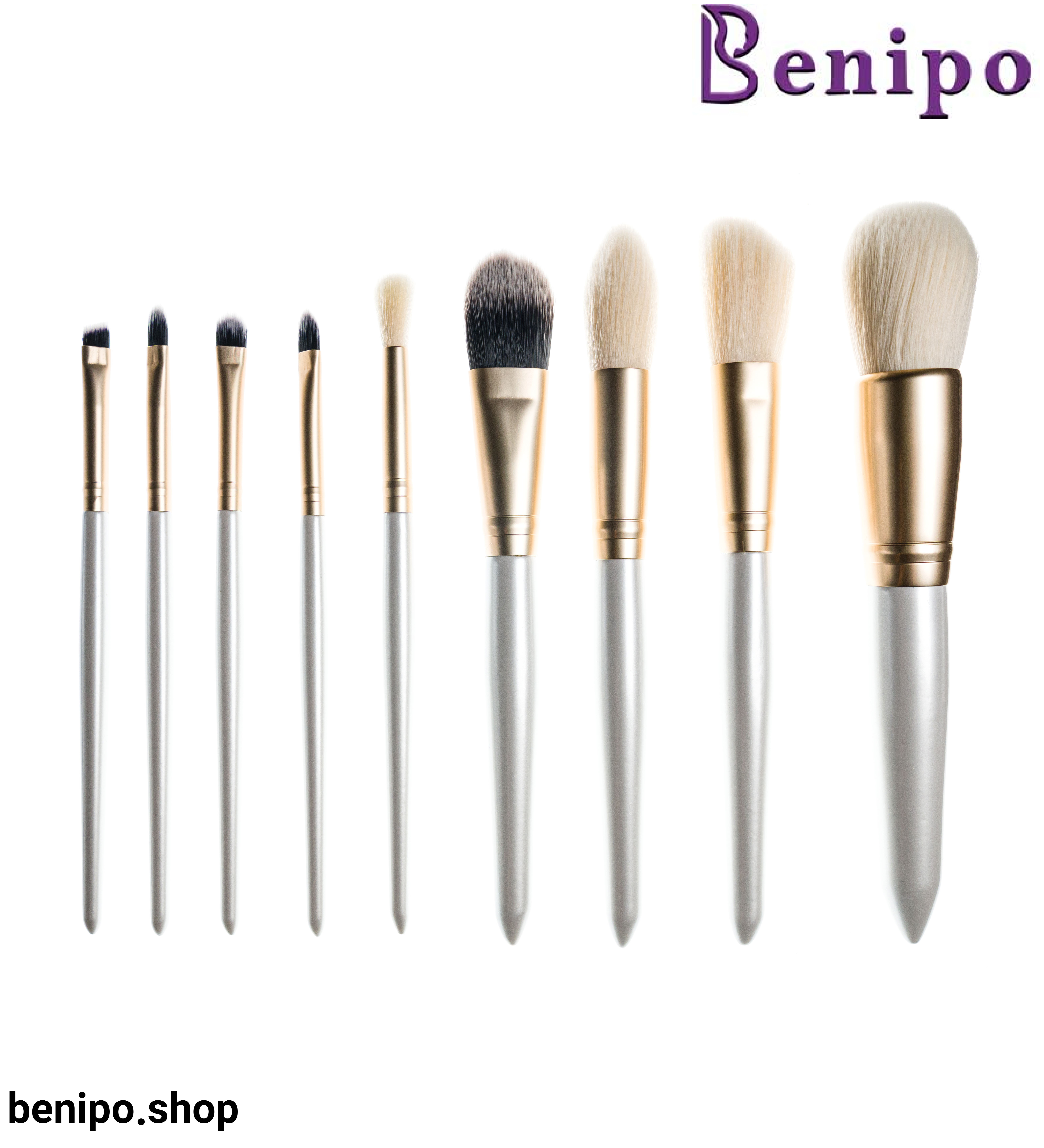 ست براش مدل ایفوریا مجموعه 9عددی