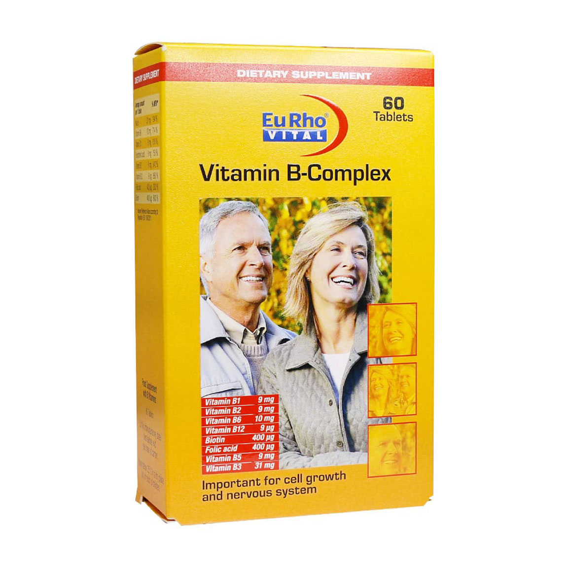 قرص ویتامین ب کمپلکس بسته 60 عددی