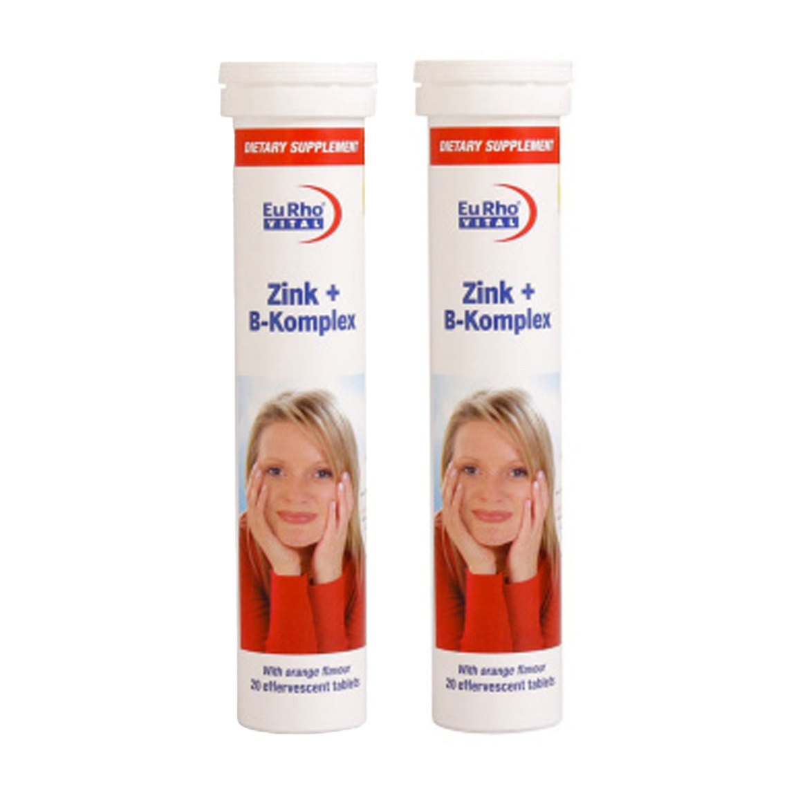 پک دو عددی قرص جوشان زینک پلاس ب کمپلکس بسته 20 عددی