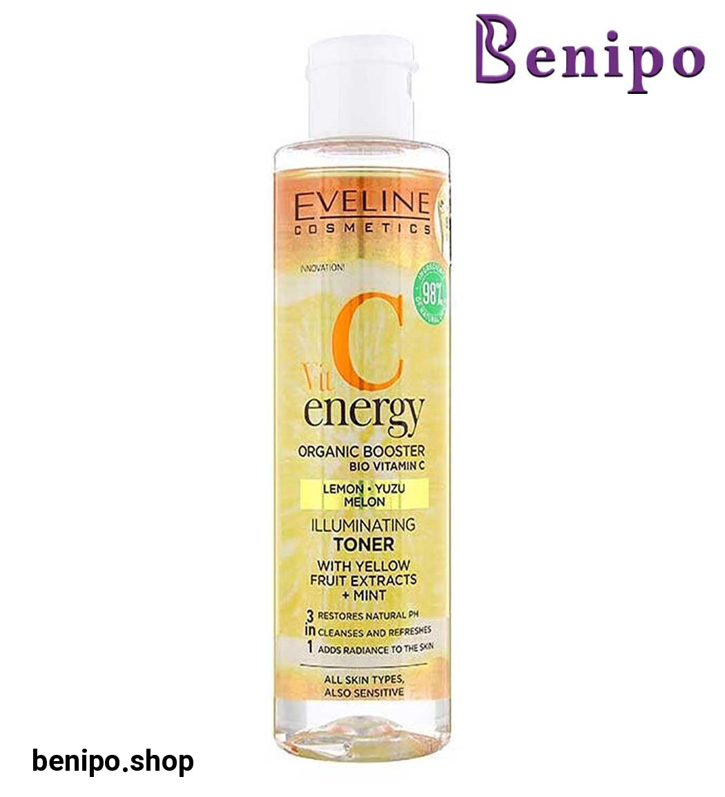 تونر روشن کننده ویتامین سی مناسب انواع پوست 200میل