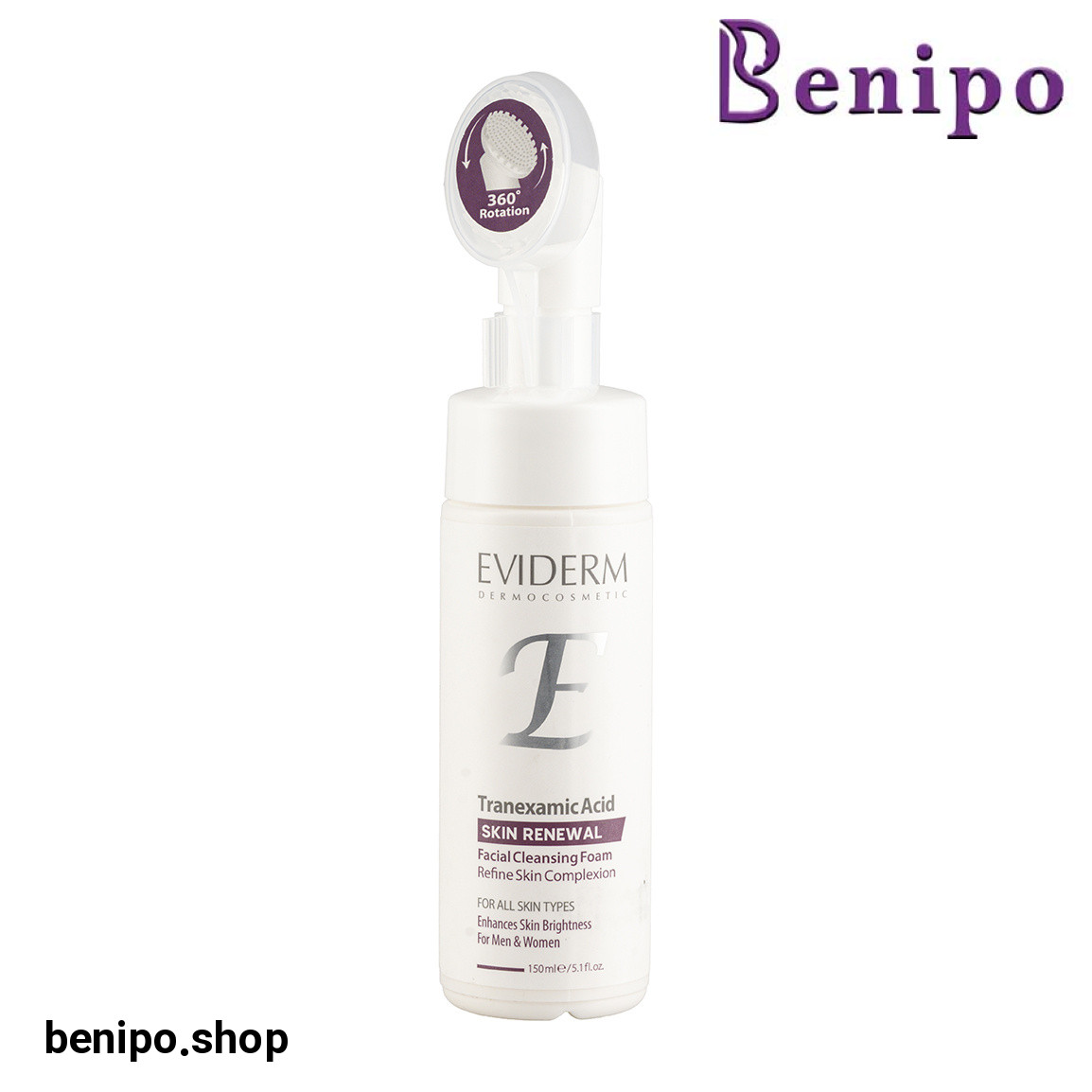 فوم شستشو حاوی ترانگزامیک اسید مناسب انواع پوست حجم 150 میلی لیتر