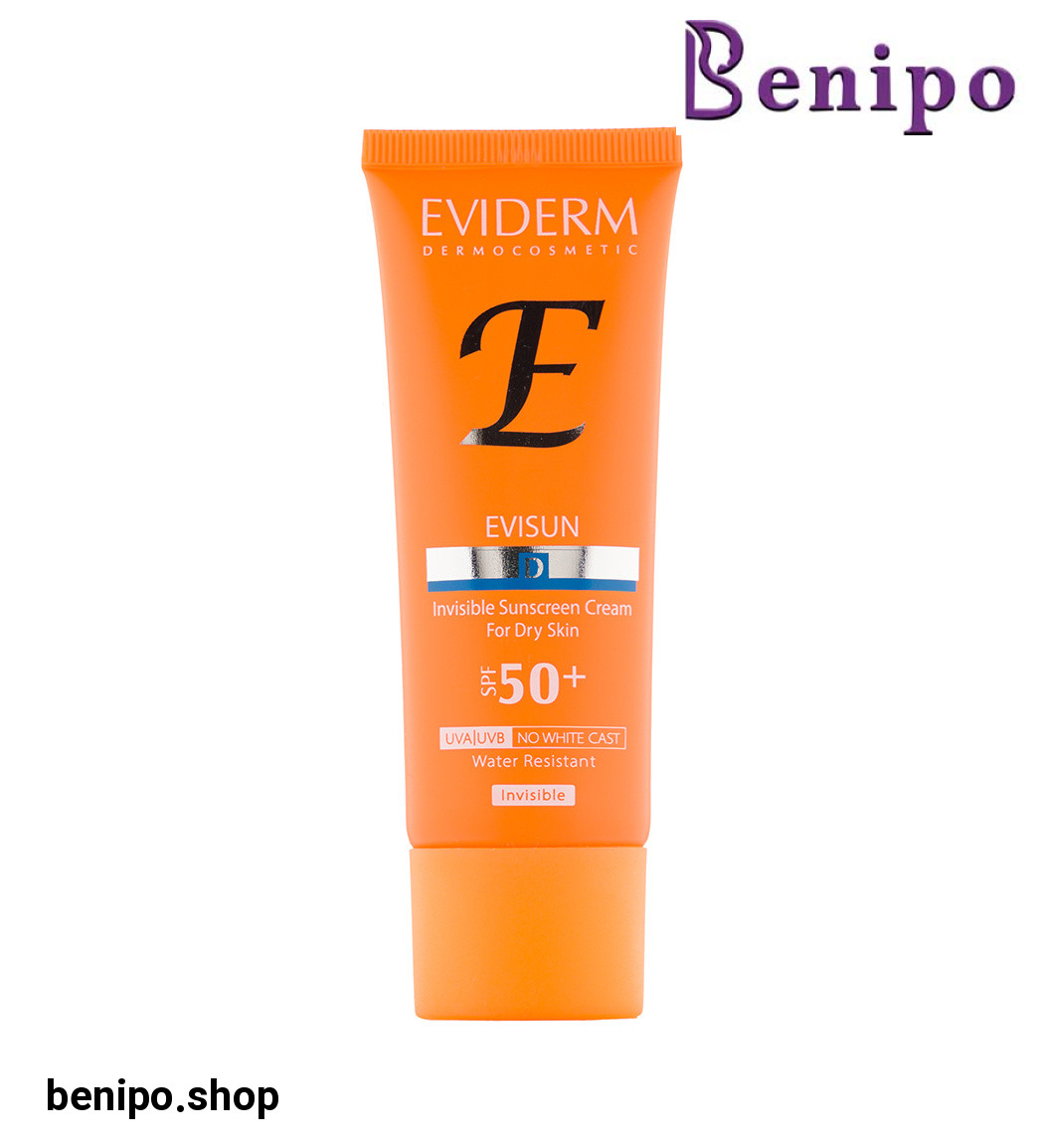 کرم ضدآفتاب بی رنگ مدل D مناسب پوست خشک حجم 40 میل