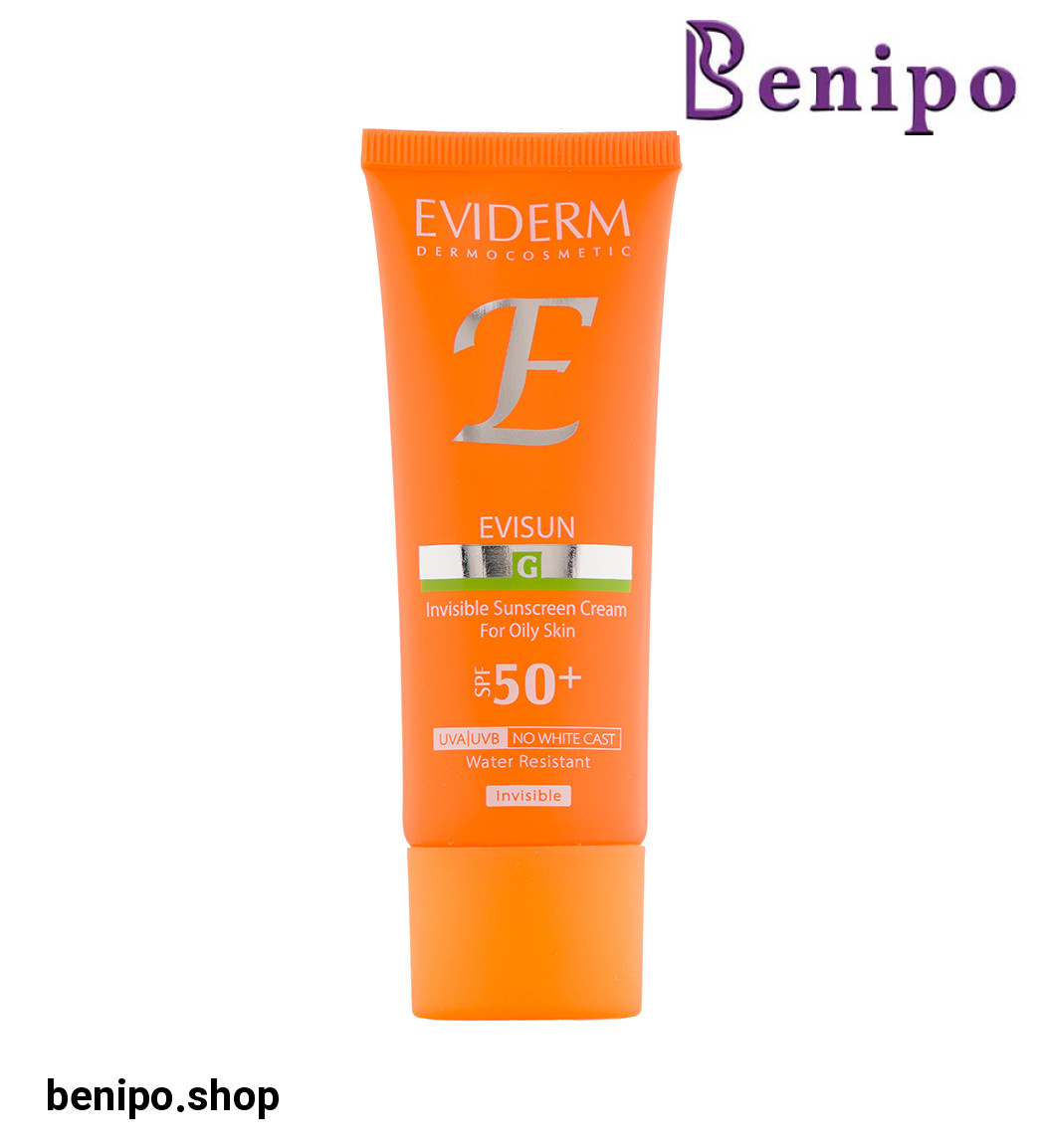 کرم ضدآفتاب بی رنگ مدل G مناسب پوست چرب حجم 40 میل