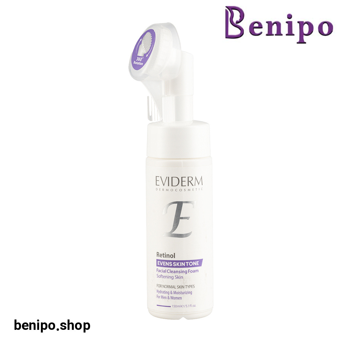 فوم شستشو حاوی مشتق ویتامین A مناسب انواع پوست حجم 150 میلی لیتر