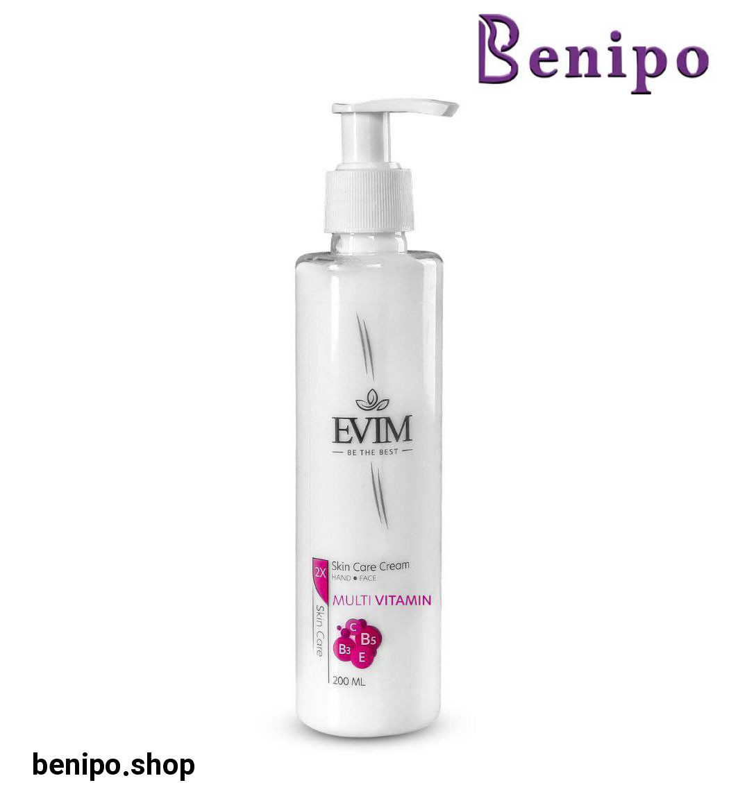 کرم مرطوب کننده و آبرسان قوی مدل مولتی ویتامین 200 میل