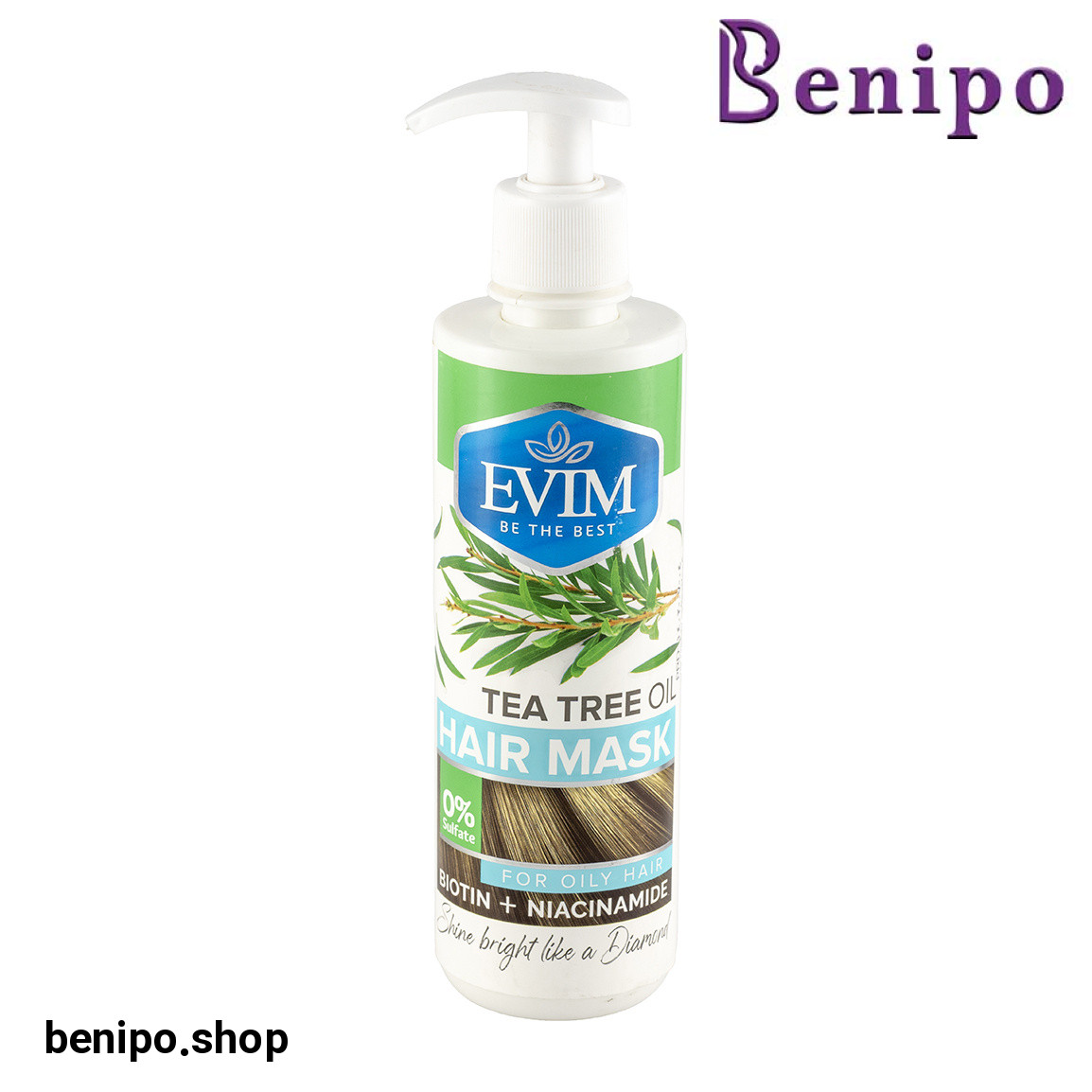 ماسک موی داخل حمام غنی شده روغن درخت چای 400میل