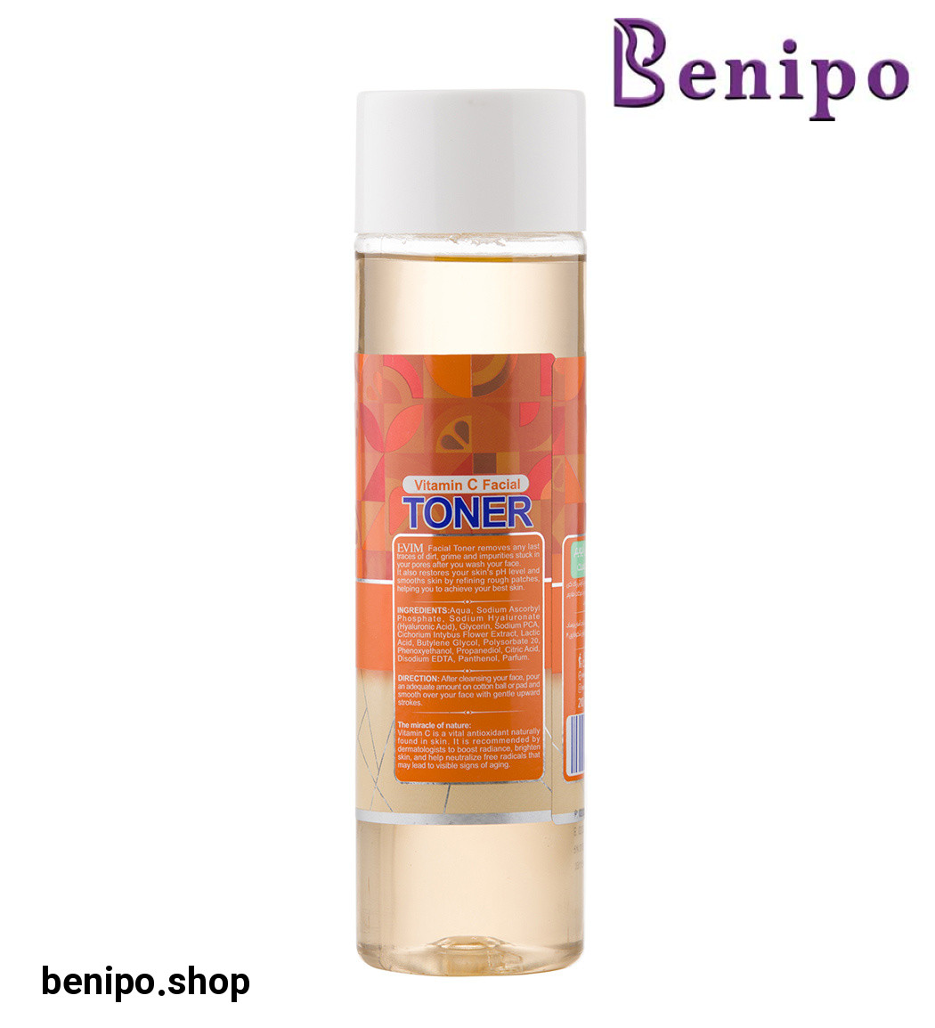 تونر ویتامین سی مناسب انواع پوست حجم 210 میل