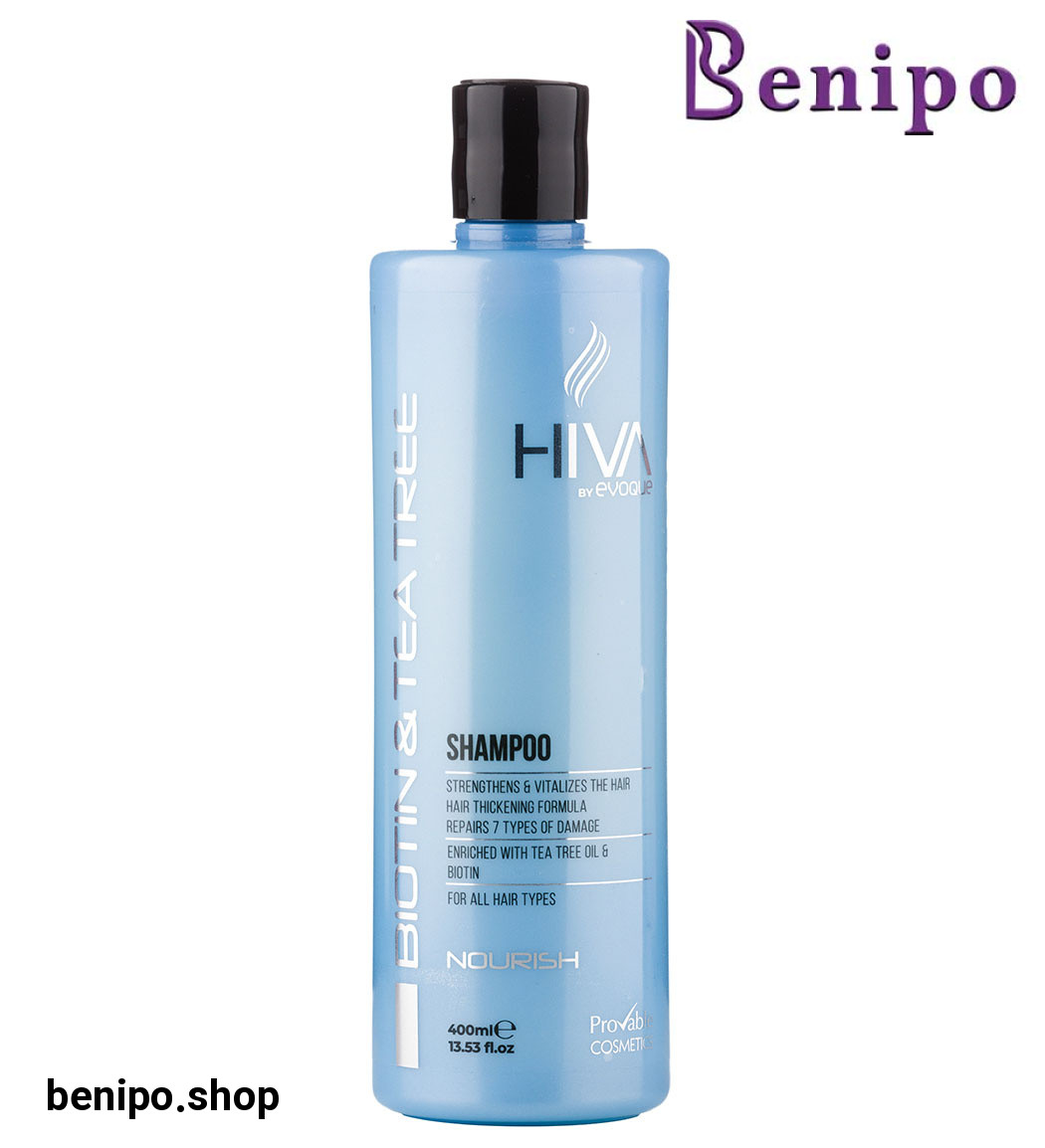 شامپو مو بیوتین حاوی عصاره چای حجم 400 میل