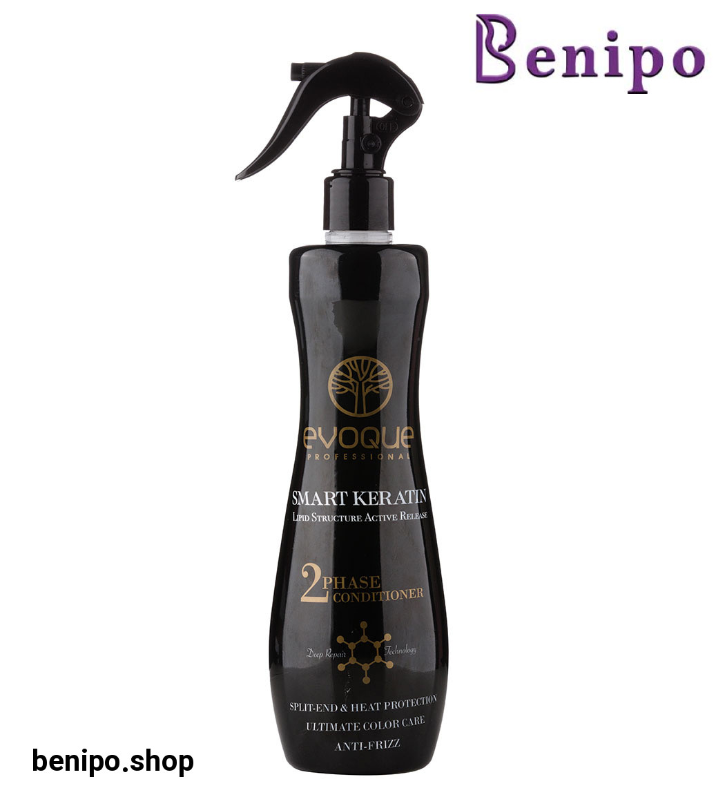 اسپری نرم کننده مو دو فاز کراتین حجم 450 میل