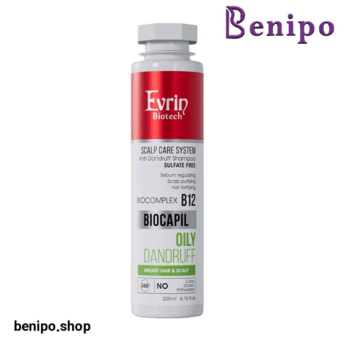 شامپو تقویت کننده و ضد شوره چرب حجم 200 میلی لیتر