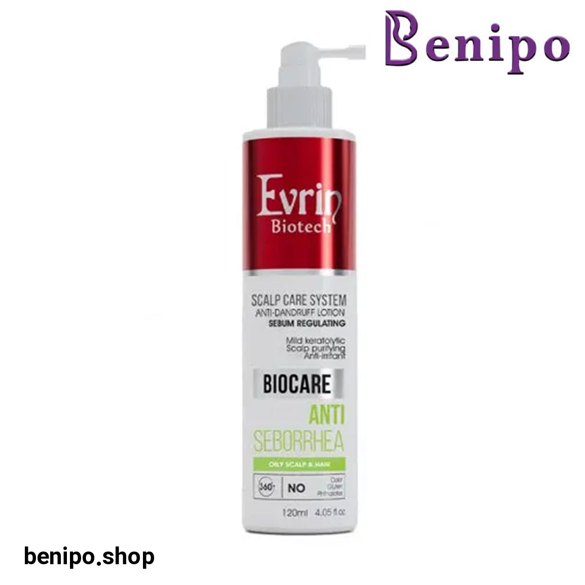 لوسیون مناسب کف سر چرب حجم 120 میلی لیتر