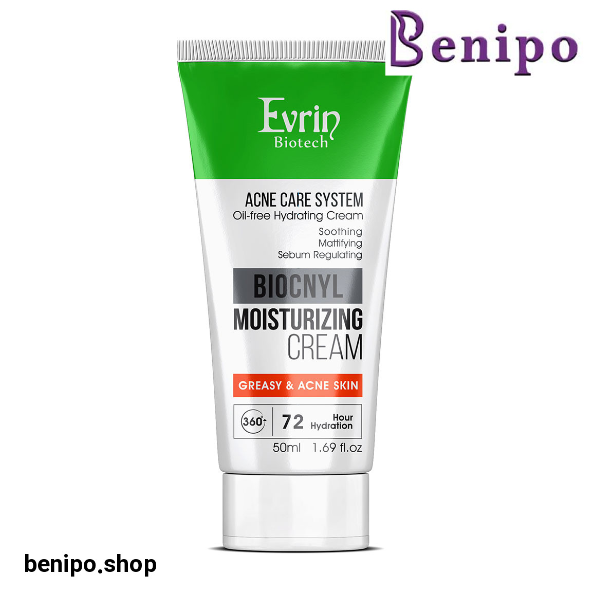 کرم مرطوب کننده مناسب پوست چرب و دارای آکنه حجم 50 میلی لیتر