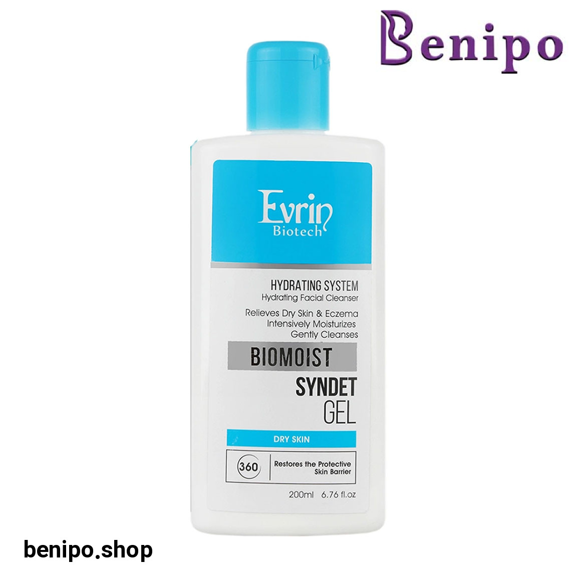 ژل شستشوی مرطوب کننده مناسب پوست خشک حجم 200 میلی لیتر