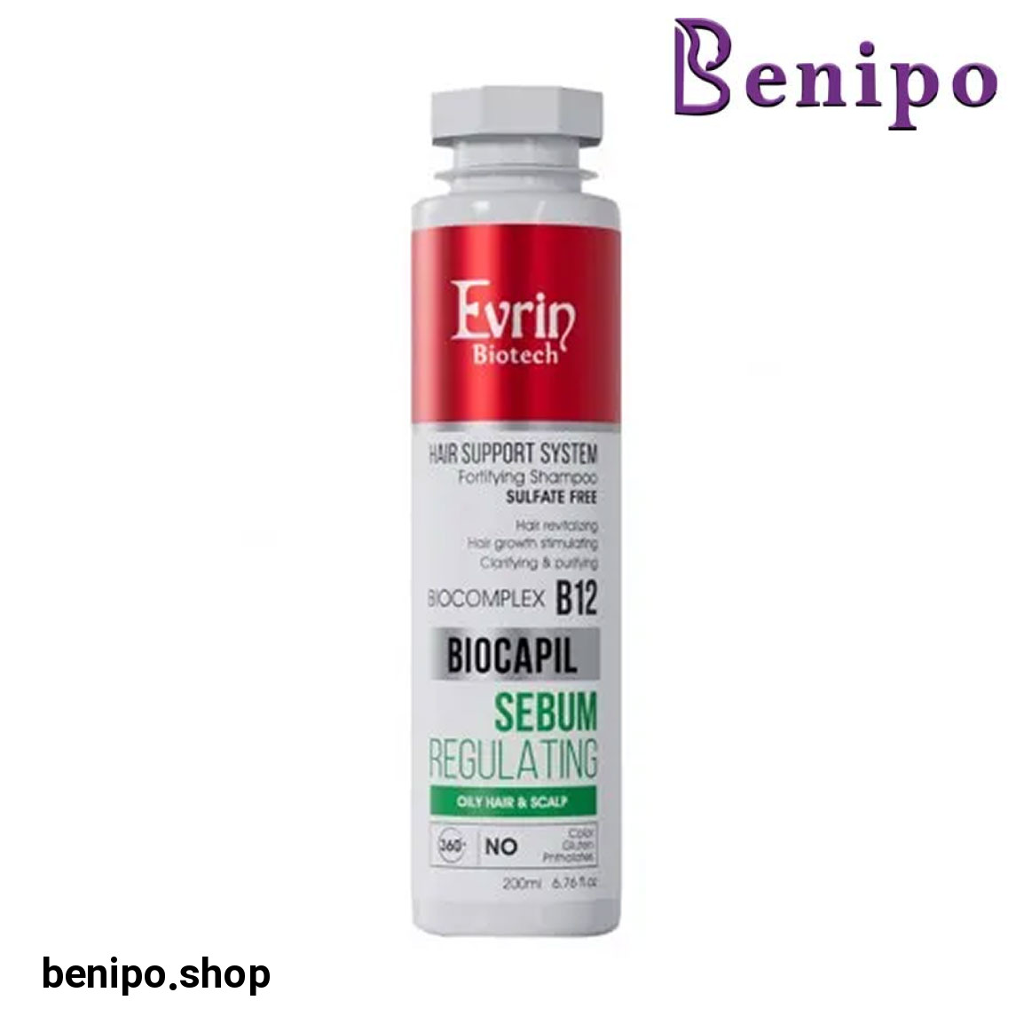 شامپو تقویت کننده مناسب مو چرب حجم 200 میلی لیتر