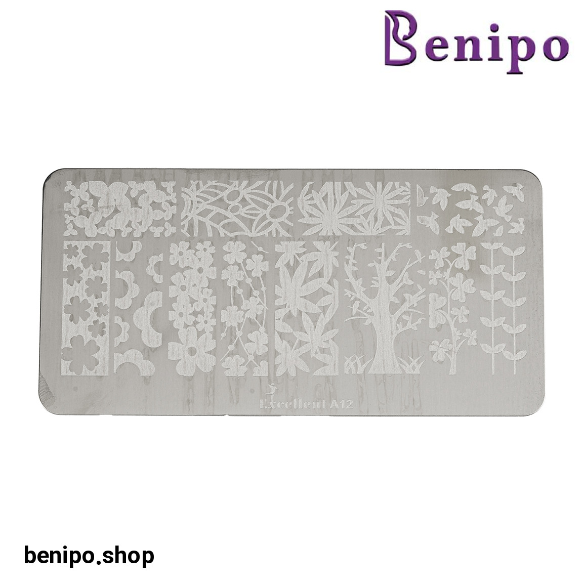 شابلون طراحی ناخن کد A07