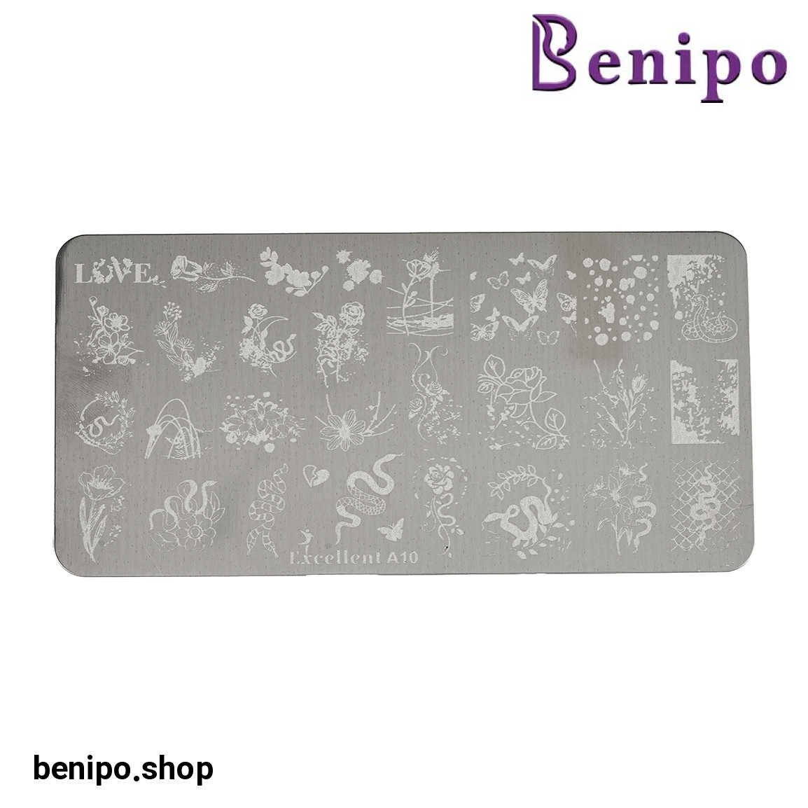 شابلون طراحی ناخن کد A09