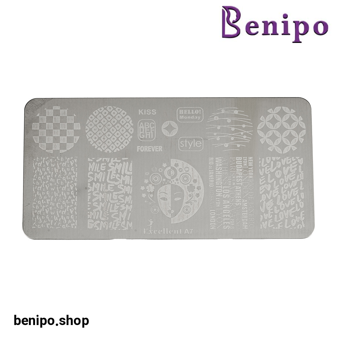 شابلون طراحی ناخن کد A12