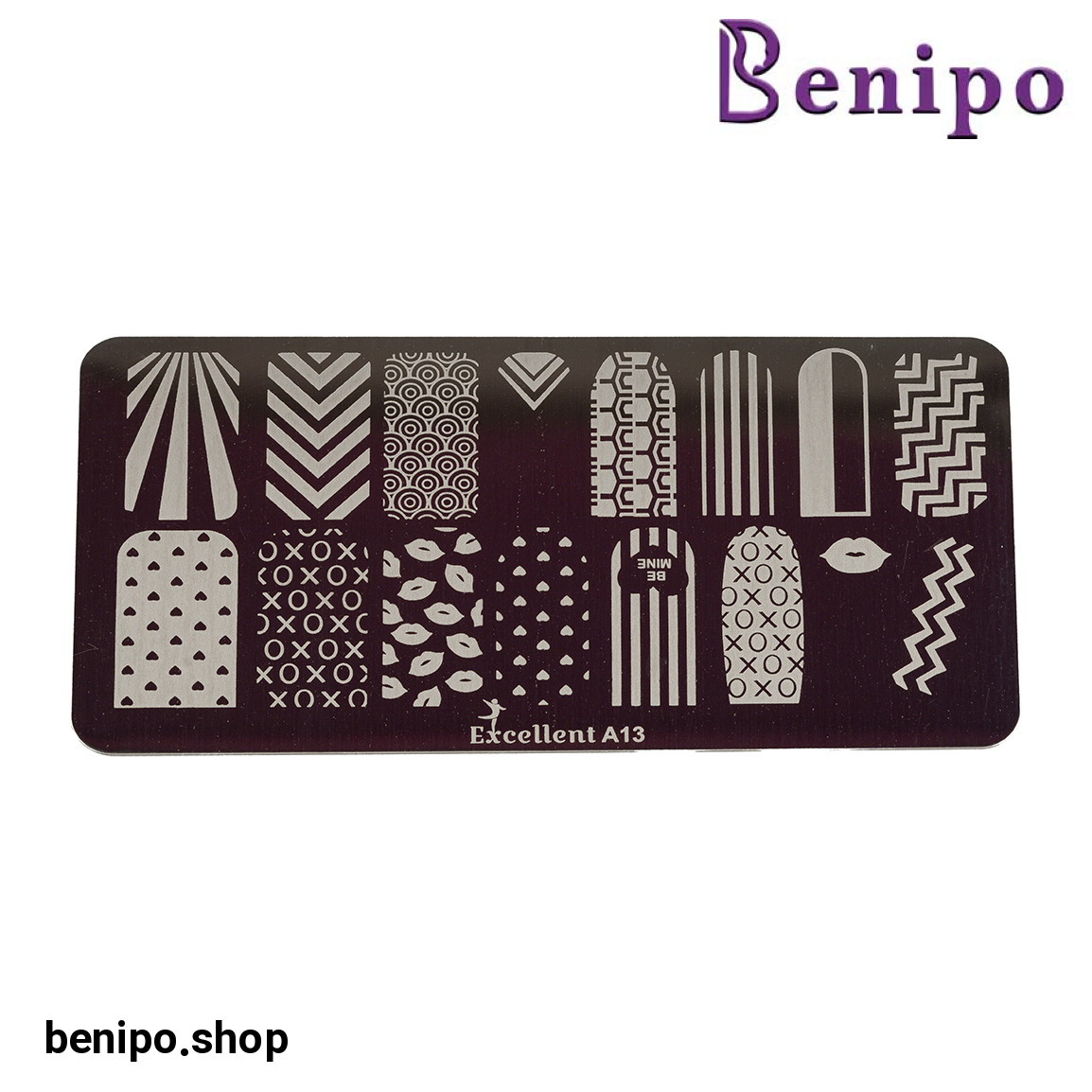 شابلون ناخن مدل A13