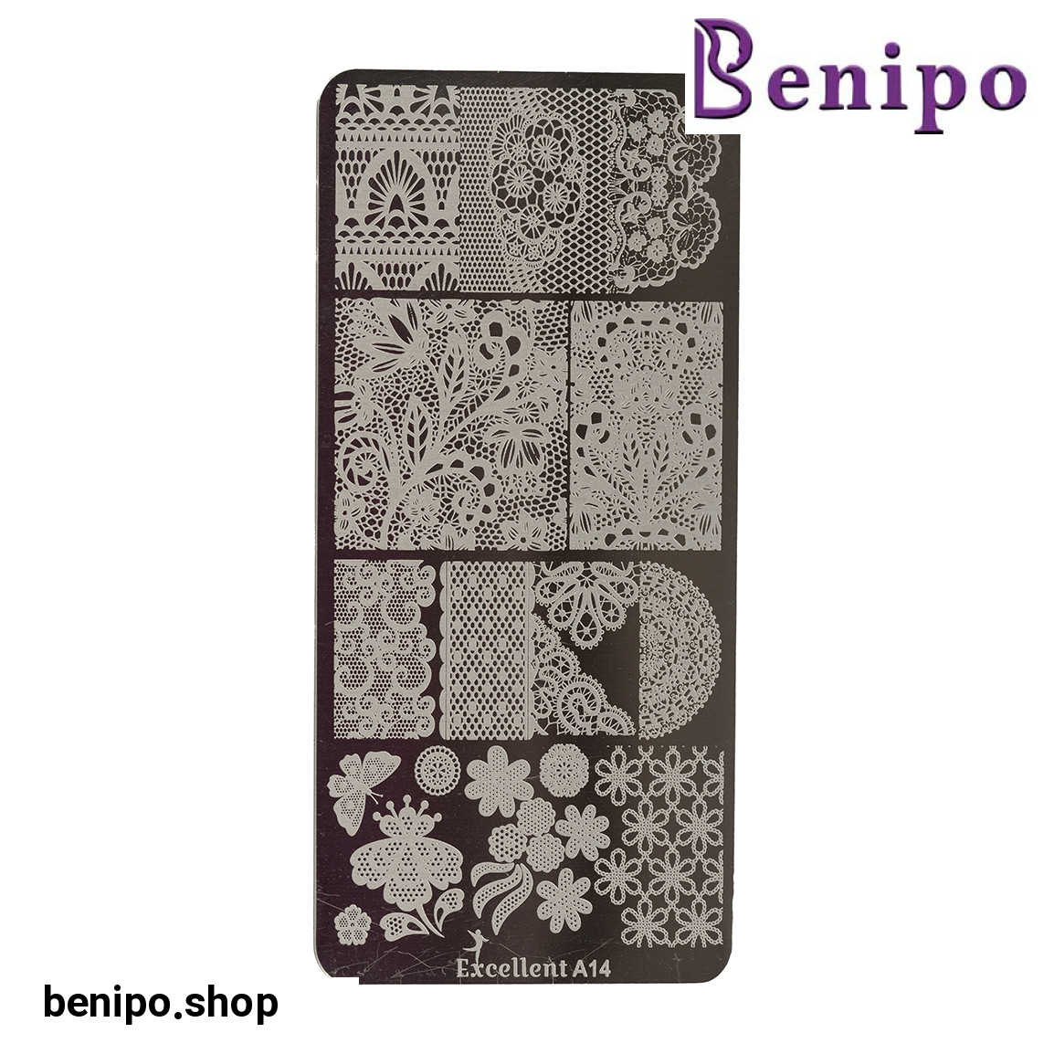 شابلون ناخن مدل A14