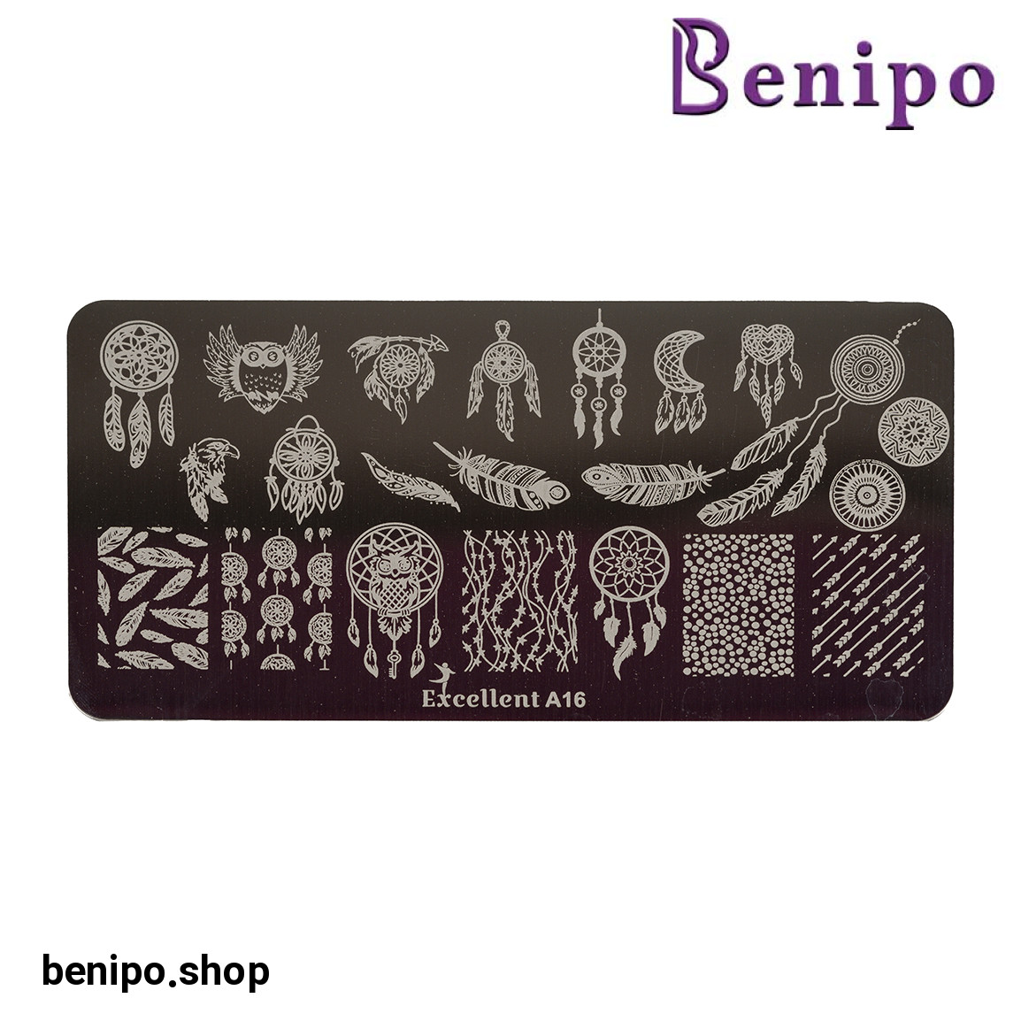 شابلون ناخن مدل A16