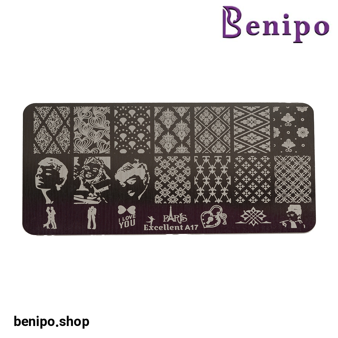 شابلون ناخن مدل A17