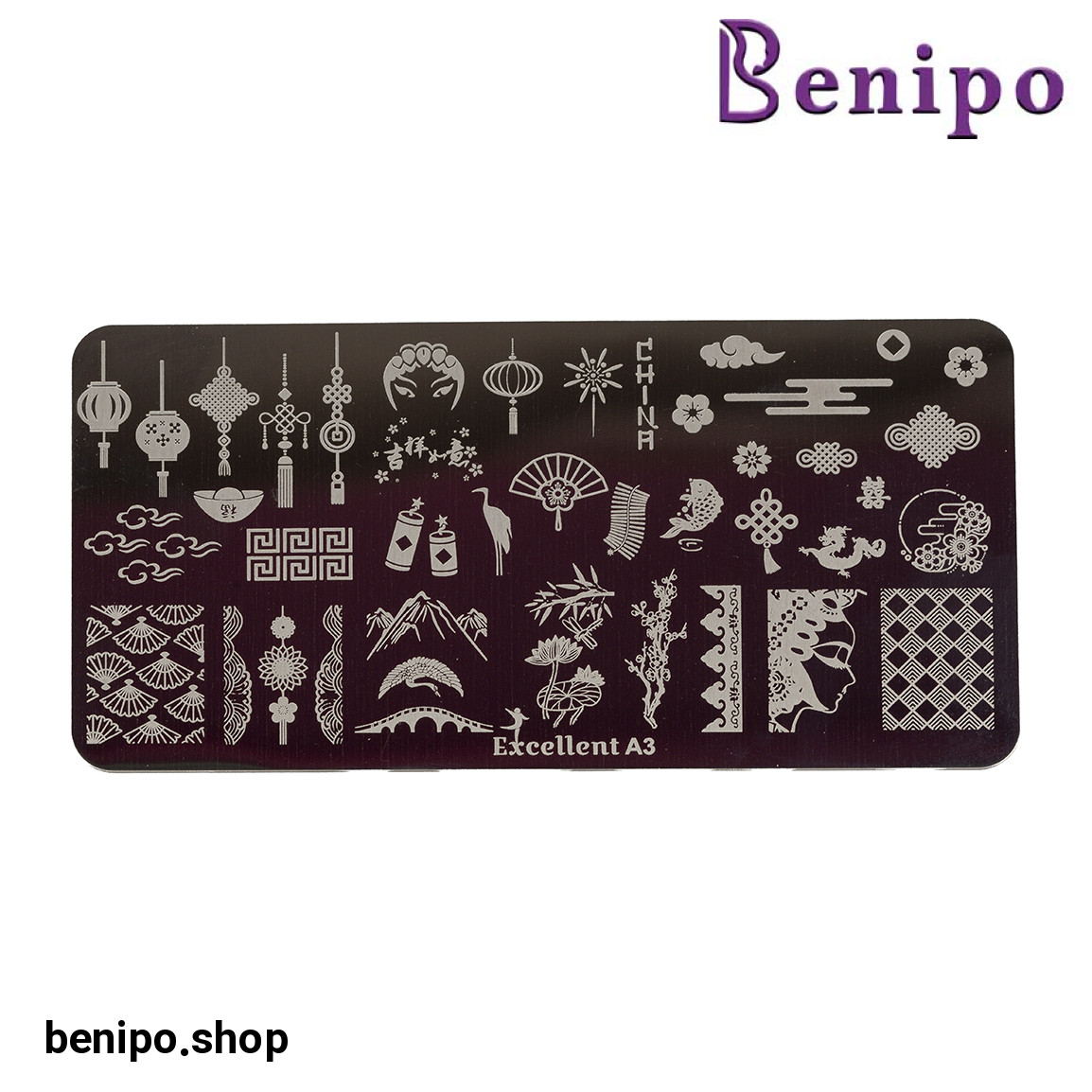 شابلون ناخن مدل A3