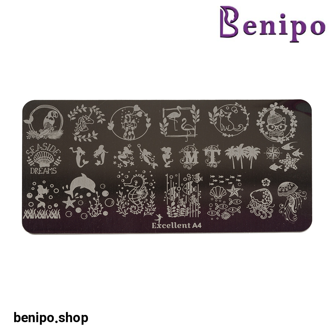 شابلون ناخن مدل A4