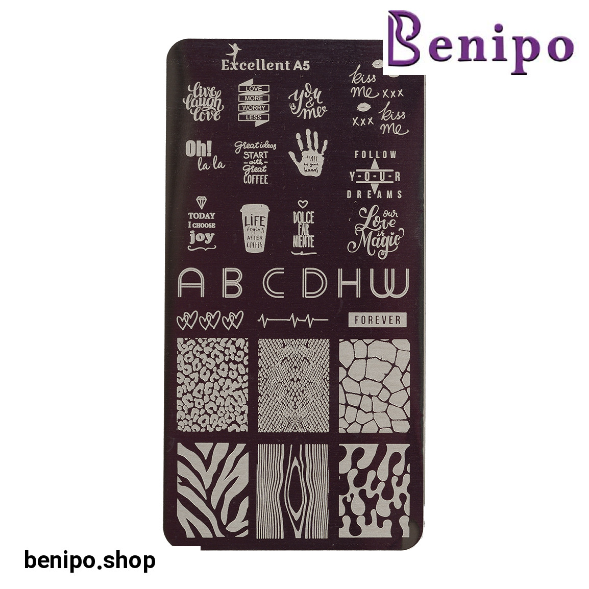 شابلون ناخن مدل A5