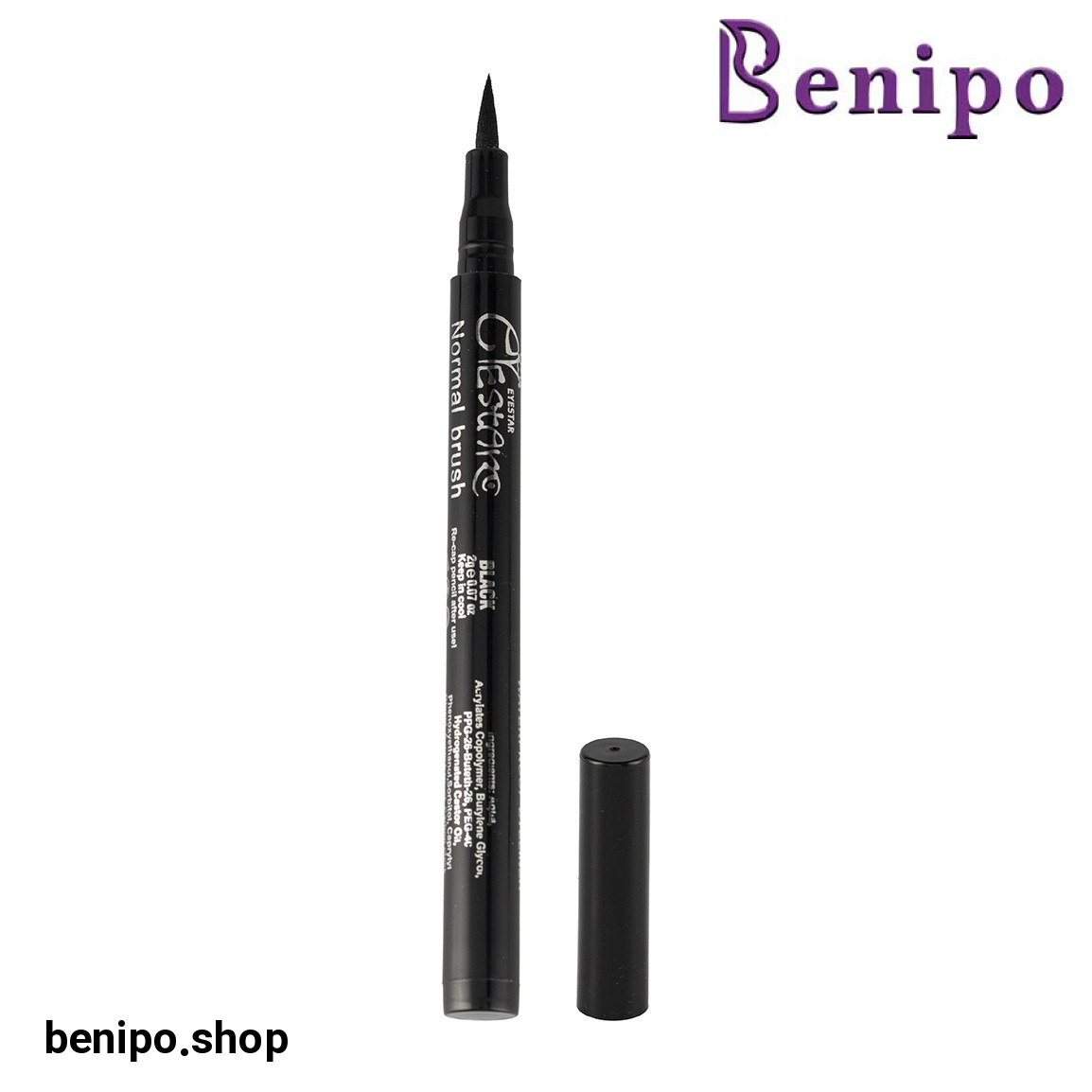 خط چشم ماژیکی با سری پهن