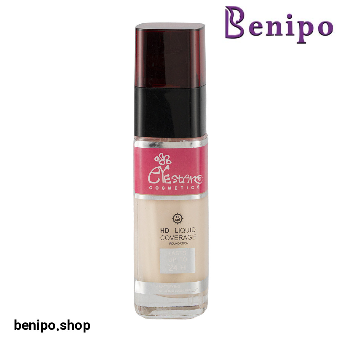 کرم پودر لیکوییدی با ماندگاری 24 ساعته حجم 30 میلی لیتر